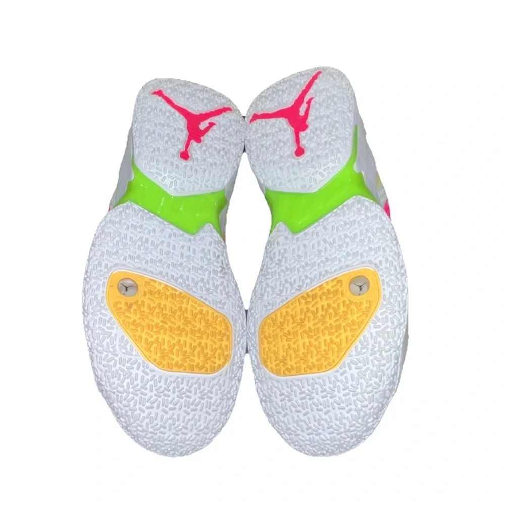 N9Jordan Why Not Zer0.3 PF White Pink Green CQ4230-102 Men's Basketball Sneakers